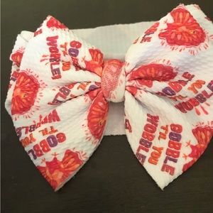 Thanksgiving bow wrap for babies 9 mo